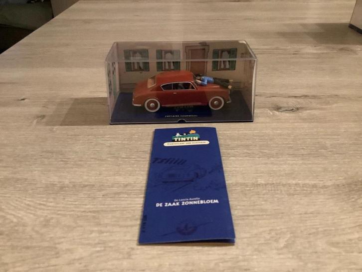 Voiture miniature Tintin L'étui au tournesol (Nouveau), Collections, Personnages de BD, Neuf, Statue ou Figurine, Tintin, Enlèvement ou Envoi
