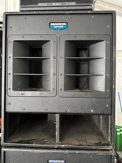 2x Mackie SWA1801 actieve 18 inch subwoofer, Audio, Tv en Foto, Luidsprekerboxen, Gebruikt, Subwoofer, 120 watt of meer, Overige merken