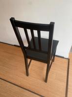 Ikea stefan stoelen zwart, Huis en Inrichting, Ophalen, Gebruikt, Zwart, Hout
