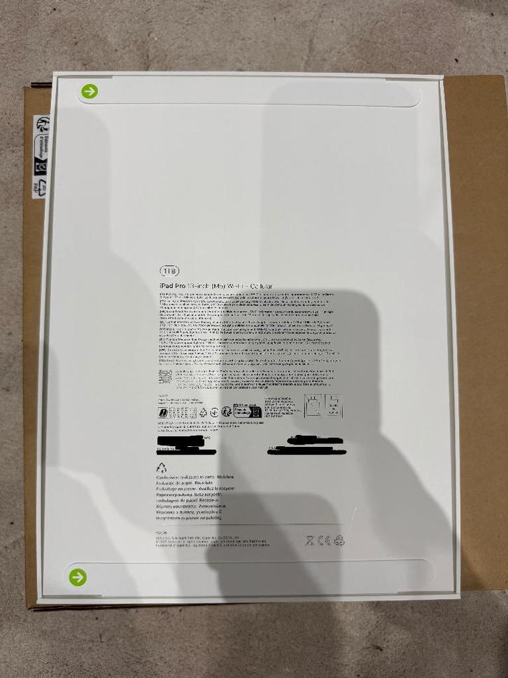 Nieuwe iPad Pro 13" M5 WiFi + Cellular, Informatique & Logiciels, Apple iPad Tablettes, Neuf, Apple iPad Pro, Wi-Fi et Web mobile