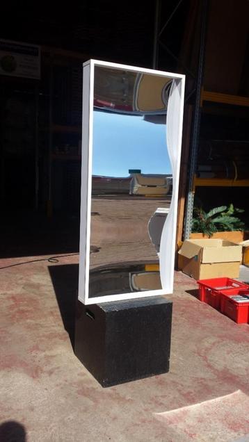 Miroirs Smile en blanc Forex (KJH23), Enlèvement ou Envoi, Neuf, Décoration