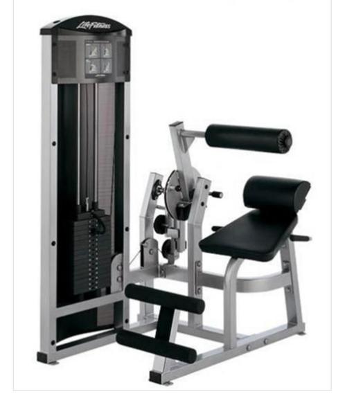 LIFE FITNESS 2 in 1 ABDOMINAL / LOWER BACK EXTENSION, Sport en Fitness, Fitnessmaterialen, Zo goed als nieuw, Ophalen of Verzenden