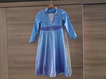 Verkleedjurk Frozen II Elsa 7-8 jaar beschikbaar voor biedingen
