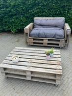 Tuinset paletten met kussens, Tuin en Terras, Ophalen, Gebruikt, Bank, Tuinset