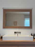 Spiegel met houten kader, Huis en Inrichting, Ophalen, Zo goed als nieuw, Rechthoekig, 125 cm of meer
