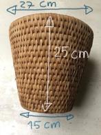 rieten mandje / papiermand / prullenbak, Ophalen, Gebruikt, Riet, Mand