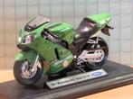 Kawasaki ZX-12R groen 1:18 19660 welly, Ophalen of Verzenden, Nieuw, Motor, Welly