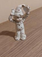 beeldje : kinderclown met tamboerijn, Verzenden, Zo goed als nieuw, Mens