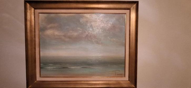 Schilderij olie op doek getekend PIERS [1913-1999], Antiek en Kunst, Kunst | Schilderijen | Klassiek, Ophalen