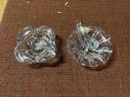 2 kristallen asbakken met asstamper, Antiek en Kunst, Ophalen