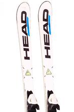 160 SKIS HEAD WORLDCUP i.RACE pour enfants, blanc/bleu