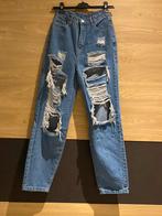 Gescheurde mom-jeans broek, Vêtements | Femmes, Jeans, Enlèvement, Bleu, Shein, Comme neuf