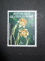 Côte d’Ivoire - Exotische bloemen - Fleurs exotiques, Timbres & Monnaies, Timbres | Afrique, Enlèvement ou Envoi, Autres pays