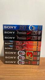 Lot van 8 SONY VHS CASSETTE | NIEUW, Ophalen of Verzenden, Nieuw in verpakking