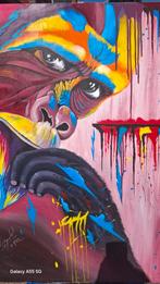 Aap, Antiek en Kunst, Kunst | Schilderijen | Modern, Ophalen of Verzenden