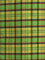 Partij stoffen 10 coupons  400 x 70 cm Tartan, Hobby en Vrije tijd, Ophalen of Verzenden, 30 tot 120 cm, Katoen, Groen