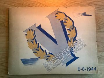 DE LANDING IN EUROPA CHROMO ALBUM 6-6-1944. beschikbaar voor biedingen