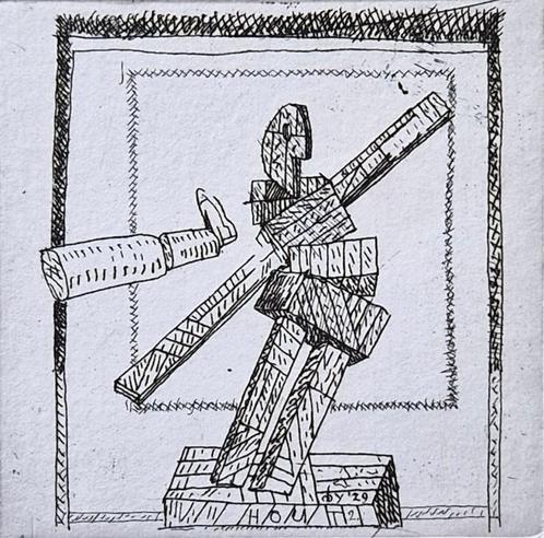 Bouke Ylstra - Gravure (1992), Antiquités & Art, Art | Eaux-fortes & Gravures, Enlèvement