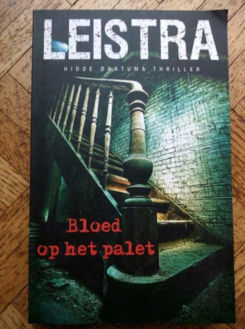 Auke Leistra: Bloed op het palet, Livres, Thrillers, Utilisé, Enlèvement ou Envoi