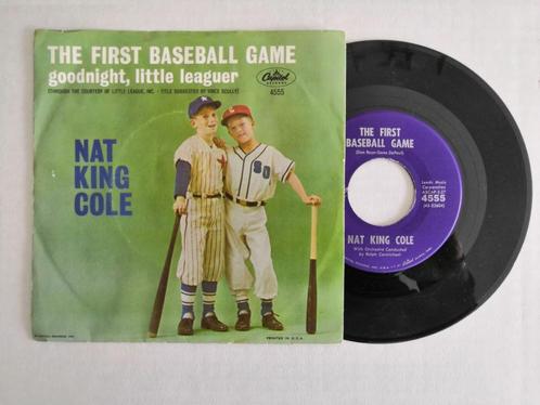 NAT KING COLE - The first baseball game (45t), Cd's en Dvd's, Vinyl Singles, Zo goed als nieuw, Single, Jazz en Blues, 7 inch