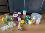 Set met flessen, flesverwarmer, flessterilisatie, Ophalen, Zo goed als nieuw