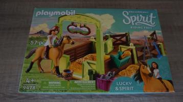 Playmobil Spirit Lucky & Spirit met paardenbox 9478