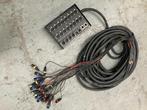 Audiomultipair 16 in/8 uit - XLR - 30 m, Ophalen of Verzenden, Gebruikt