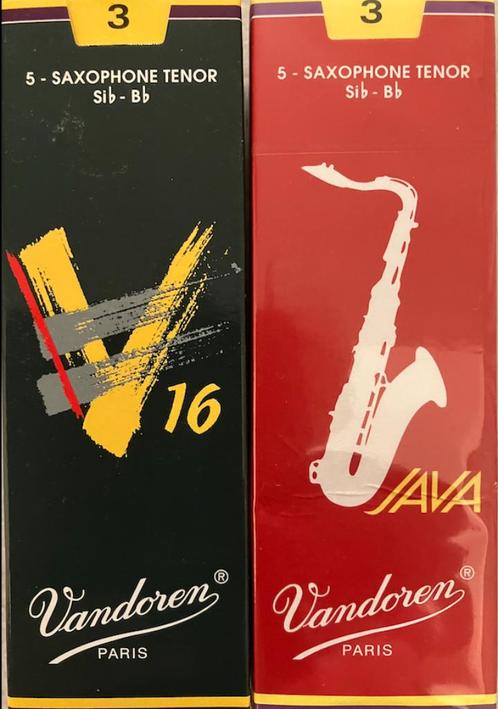 Vandoren rieten, sterkte 3, voor tenorsaxofoon, Muziek en Instrumenten, Blaasinstrumenten | Saxofoons, Nieuw, Tenor, Ophalen of Verzenden