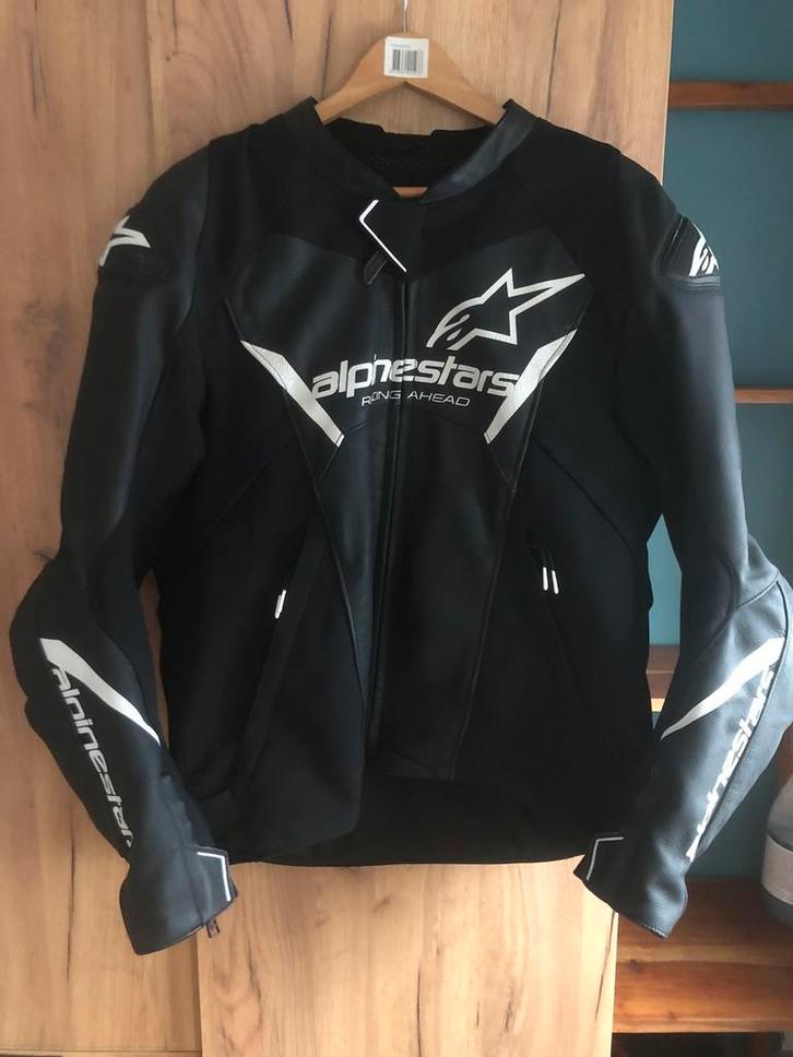 Alpinestars lederen motorvest, Motoren, Kleding | Motorkleding, Jas | leer, Heren, Tweedehands, Ophalen of Verzenden