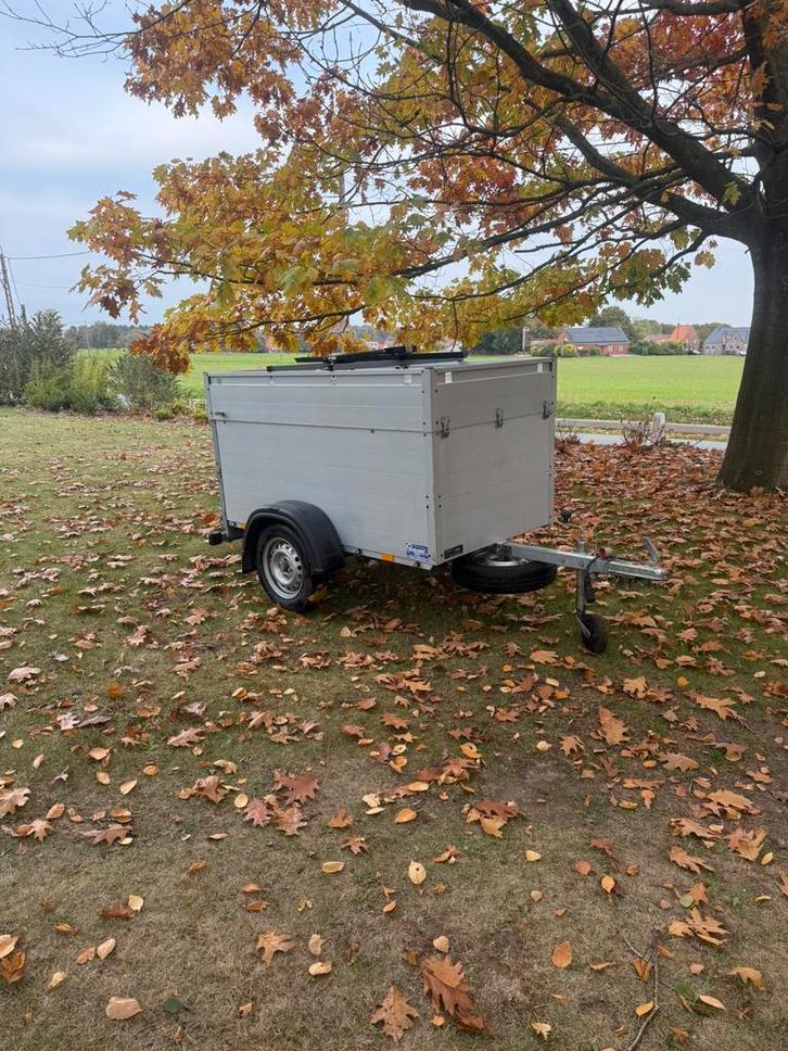 Bagagewagen anssems laadruimte 1m br, 1,8m lang 0,8m hoog, Auto diversen, Aanhangers en Bagagewagens, Gebruikt, Ophalen