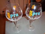 2 mooie bier glazen van ypra, Ophalen of Verzenden, Zo goed als nieuw, Glas of Glazen, Overige merken