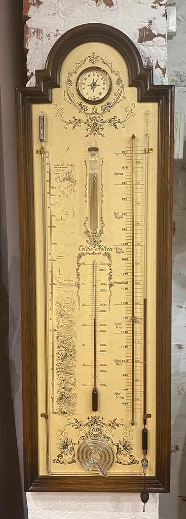 Contrabarometer/weerstation Dingens, Audio, Tv en Foto, Weerstations en Barometers, Weerstation, Ophalen
