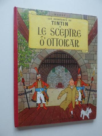 AVentures de tintin T8 Le sceptre d'Ottokar B20 1956 disponible aux enchères