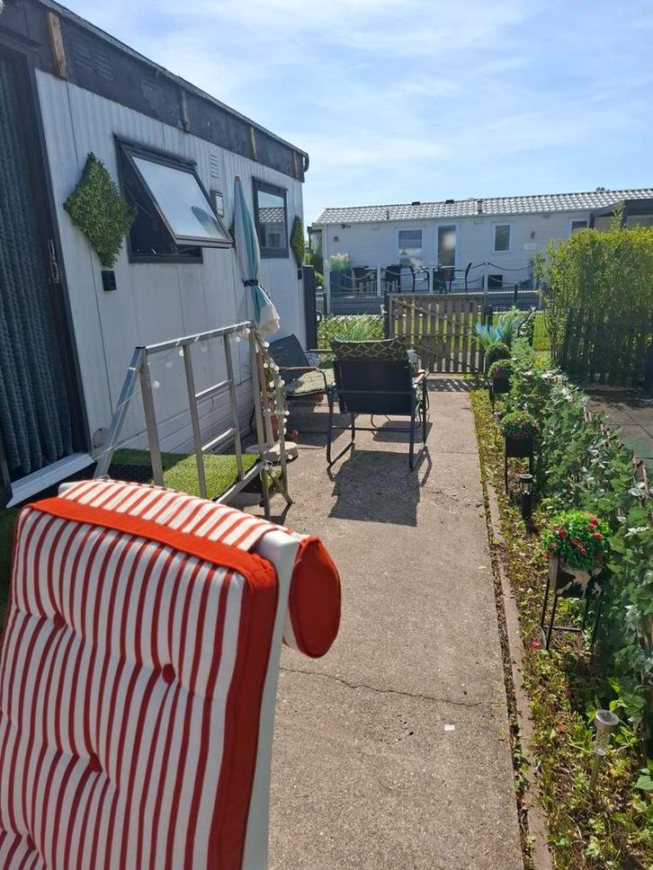 Te koop stacaravan te nieuwpoort camping dunepark, Caravanes & Camping, Caravanes résidentielles, Enlèvement