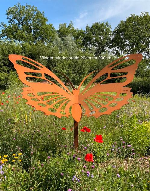 Vlinders van metaal (diverse toepassingen) metalen vlinders, Antiek en Kunst, Kunst | Designobjecten, Ophalen of Verzenden