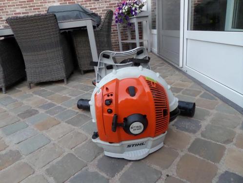 bladblazer van Stihl type BR600, Tuin en Terras, Bladblazers, Gebruikt, Ruggedragen, Benzine, Ophalen of Verzenden