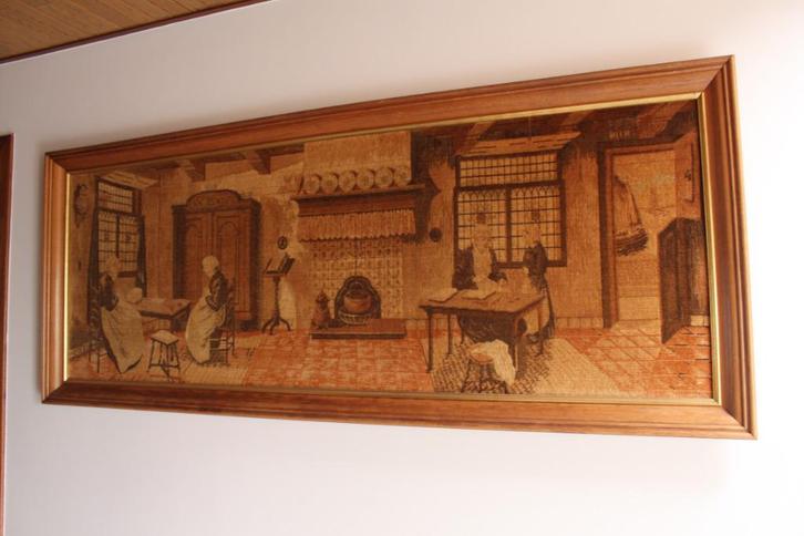 stoffering, Huis en Inrichting, Woonaccessoires | Lijsten, Zo goed als nieuw, 50 tot 75 cm, 125 cm of meer, Hout, Ophalen