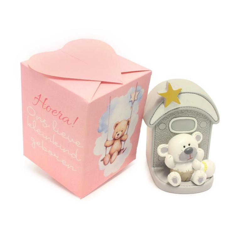 Baby spaarpot - babyshower cadeautje, Verzamelen, Spaarpotten, Nieuw, Overige thema's, Steen, Aardewerk of Keramiek, Ophalen of Verzenden