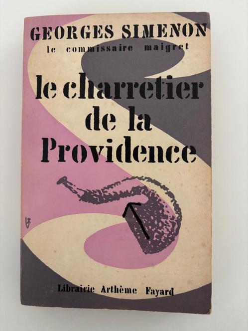 Simenon Maigret Le Charretier de la Providence - 1963, Boeken, Detectives, Zo goed als nieuw, Ophalen of Verzenden