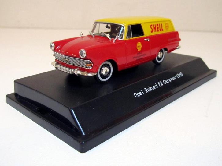 Opel Rekord P2 Caravan 1960 "SHELL” Starline + catalogus, Hobby en Vrije tijd, Modelauto's | 1:43, Nieuw, Auto, Starline, Ophalen of Verzenden
