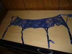 Porte-jarretelles luxueux Valege lingerie taille L/XL - NEUF, Valege, Bleu, Autres types, Enlèvement ou Envoi