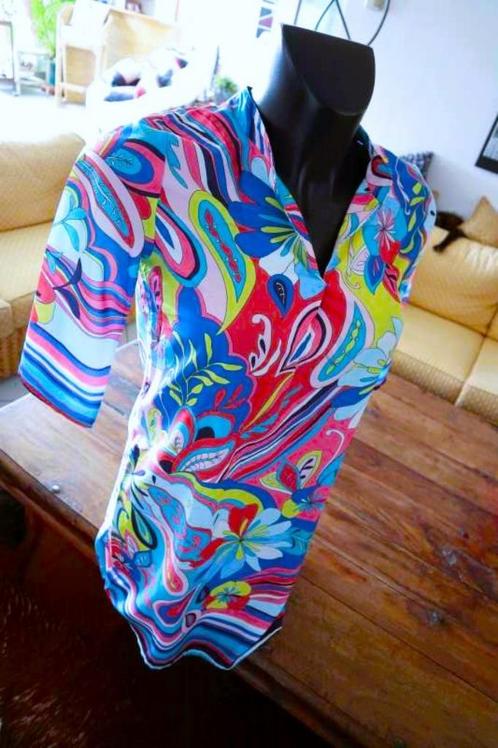 deels abstract kleurrijk unieke jurk, Vêtements | Femmes, Robes, Comme neuf, Taille 38/40 (M), Autres couleurs, Sous le genou
