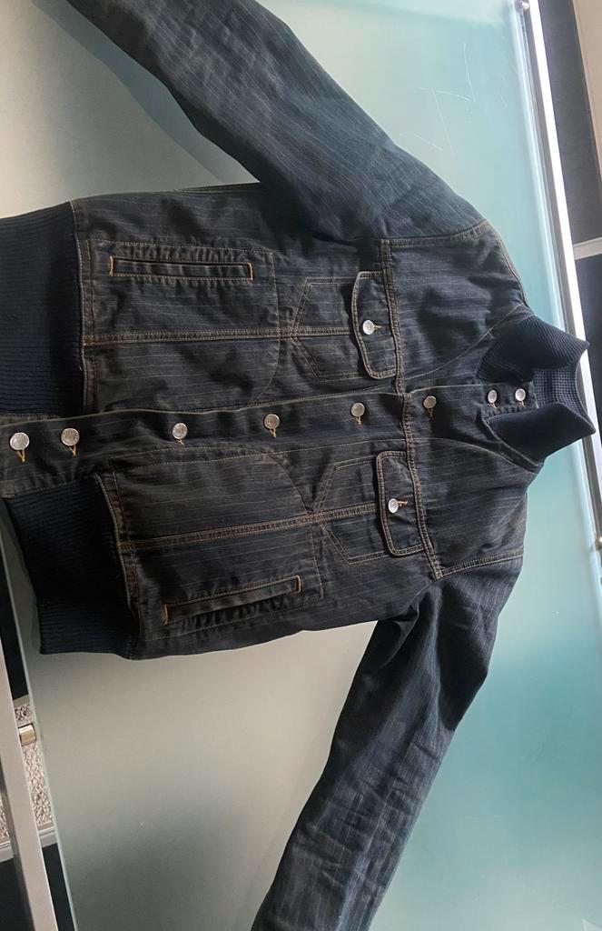 Originele vintage D&G jeans zomerjas, Kleding | Dames, Jassen | Zomer, Zo goed als nieuw, Maat 42/44 (L), Blauw, Ophalen of Verzenden