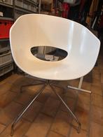 Chaises design - coque en plastique blanche, Autres matériaux, Enlèvement ou Envoi, Modern, vintage, Blanc