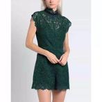 Sandro 2024 donkergroene kanten jumpsuit, Vêtements | Femmes, Combinaisons, Comme neuf, Vert, Taille 42/44 (L), Enlèvement ou Envoi