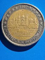 2007 G Allemagne 2 euros Mecklembourg-Poméranie occidentale, Timbres & Monnaies, Monnaies | Europe | Monnaies euro, Envoi, Allemagne