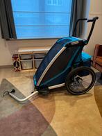 Thule Chariot Cross fietskar, Vélos & Vélomoteurs, Enlèvement, Utilisé, Remorque pour enfant, Suspension