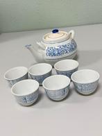 Antiek Chinese chinees thee-servies theepot 6 kopjes set, Ophalen of Verzenden