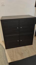 Kallax IKEA-kastje (zwart), Ophalen, Overige materialen, Gebruikt, 50 tot 100 cm