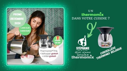 Thermomix TM6 Liège - Bimby - + de 314 EUR de cadeaux, Elektronische apparatuur, Keukenmixers, Nieuw, 4 liter of meer, 3 snelheden of meer